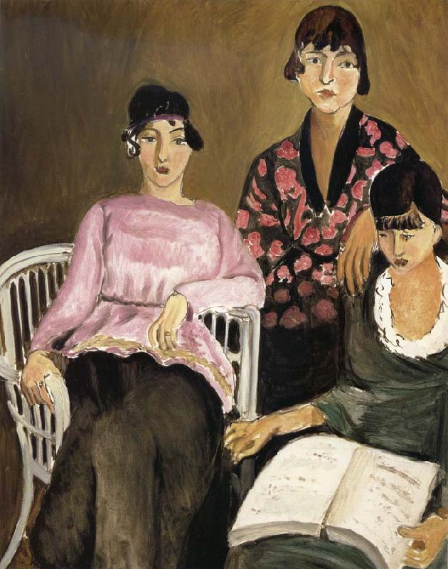 Henri Matisse The Three Sisters oil painting image